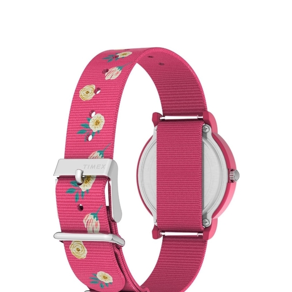 Timex® Peanuts® Color Rush Floral Fabric Strap Watch-TW2W83200JT, NEW IN BOX!!